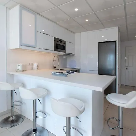 Lovely Two-bedroom With Two Bathrooms That Overlooks The Pool On This Popular Los Cristianos (Tenerife)